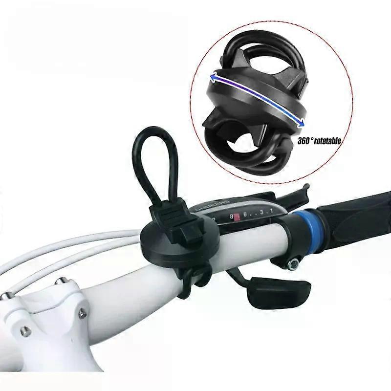 Bicycle Light Clip Holder 360 Degree Rotation Handlebar Clip for LED Flashlight Mountain Bike Front Flash Torch Light Bracket