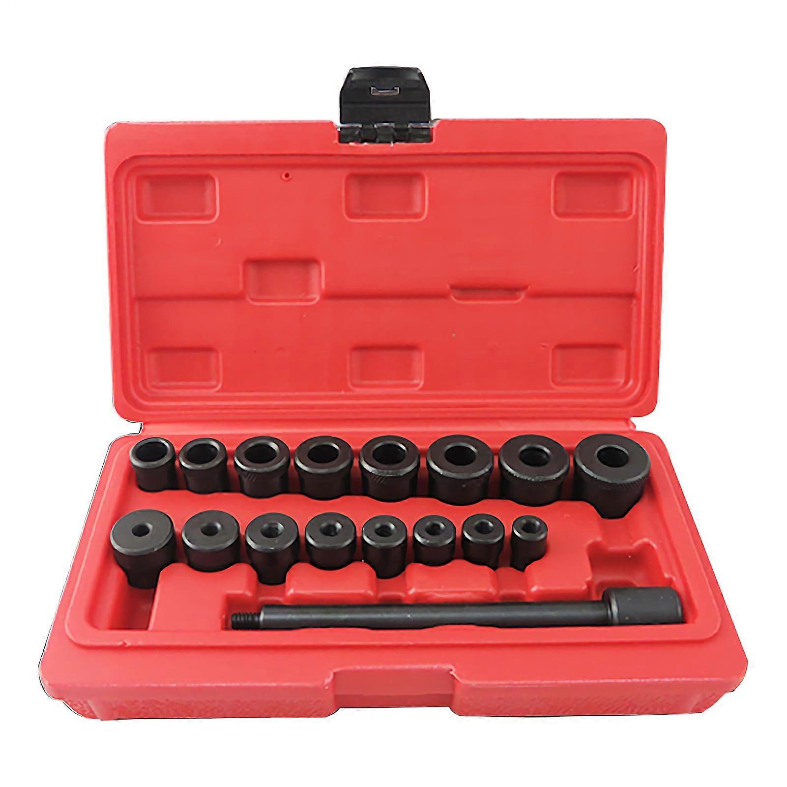 Clutch Alignment Tool Kit 17Piece HeavyDuty Clutch Aligning Kit for Automotive Maintenance and