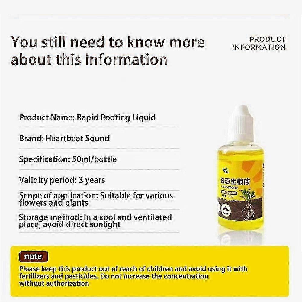 1-3X 50ml Plant Rooting Solution Cutting Rooting Stimulator Rapid Rooting Agent