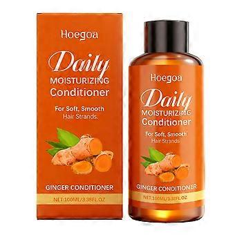Ginger Conditioner, Anti Frizz & Keratin Moisturizing Conditioner Travel Size Moisturizes & Smoothes Formula for Dry, Frizzy Damaged and Color Treated