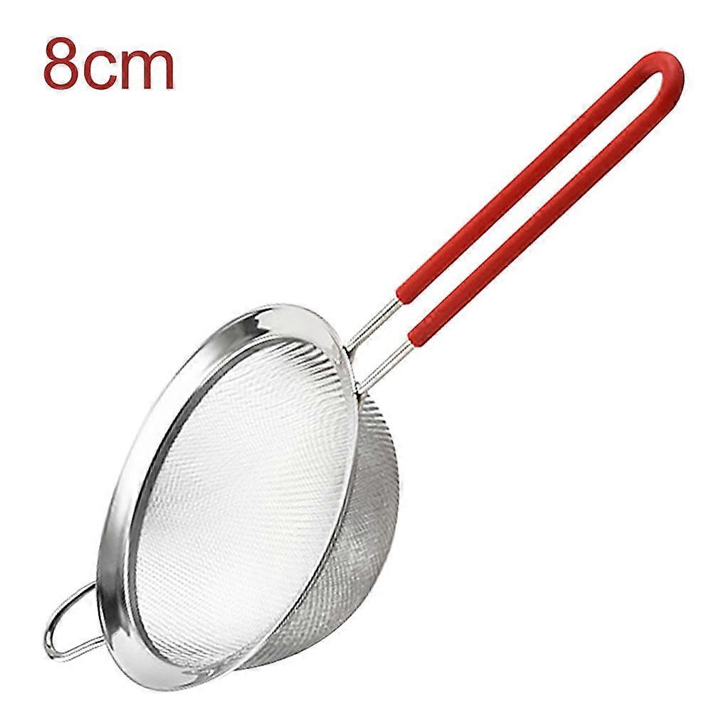Jygee Stainless Steel Baking Flour Sieve 30 Mesh Double Layer Strainer Sifter Sifting with Handle