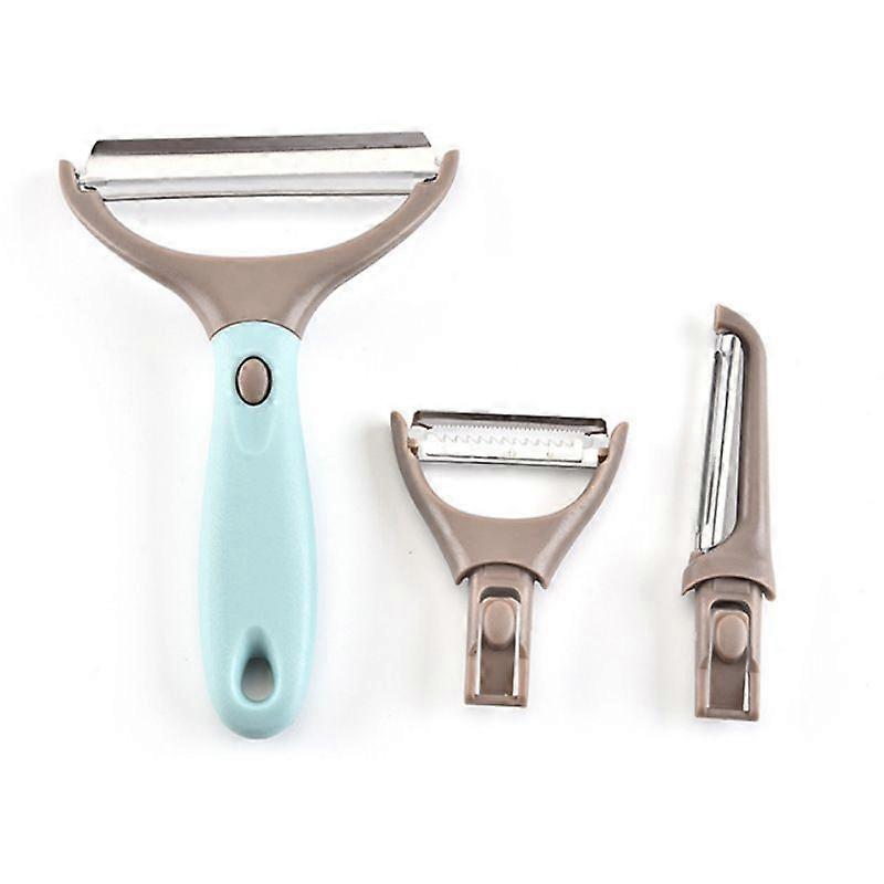 Creative kitchen gadget set three-in-one peeling knife multi-functional melon planer four-piece set