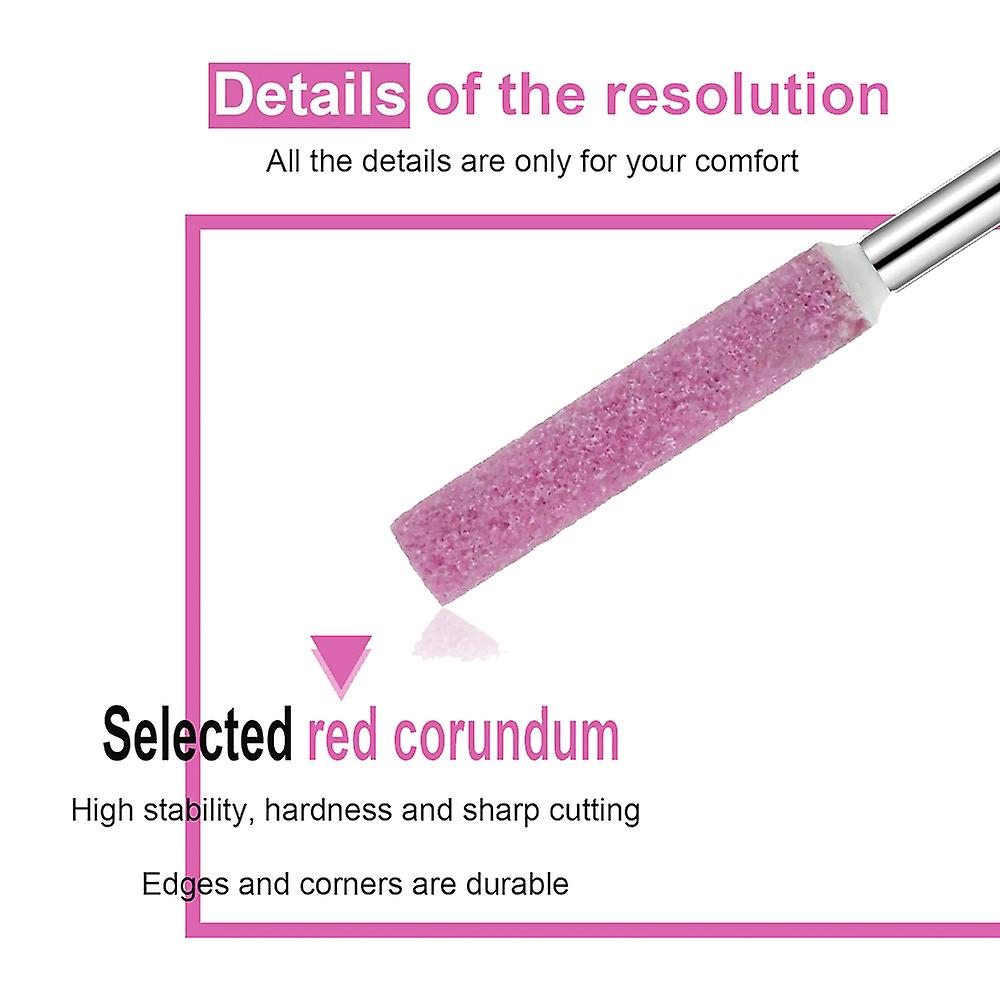 Nifocc 8-teiliges Kettensägen-Schleifset - Schleifsteine 4mm (5/32 Zoll) Für Kettenschärfung & Polieren