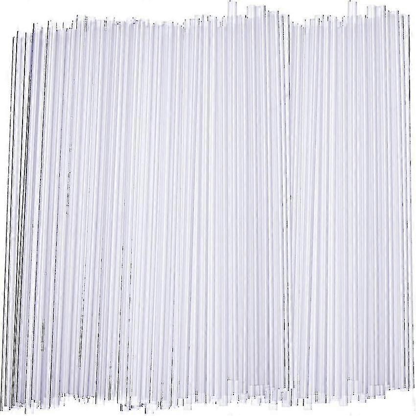 Disposable Plastic Drinking Straws 200 Pack 6 Inch Clear