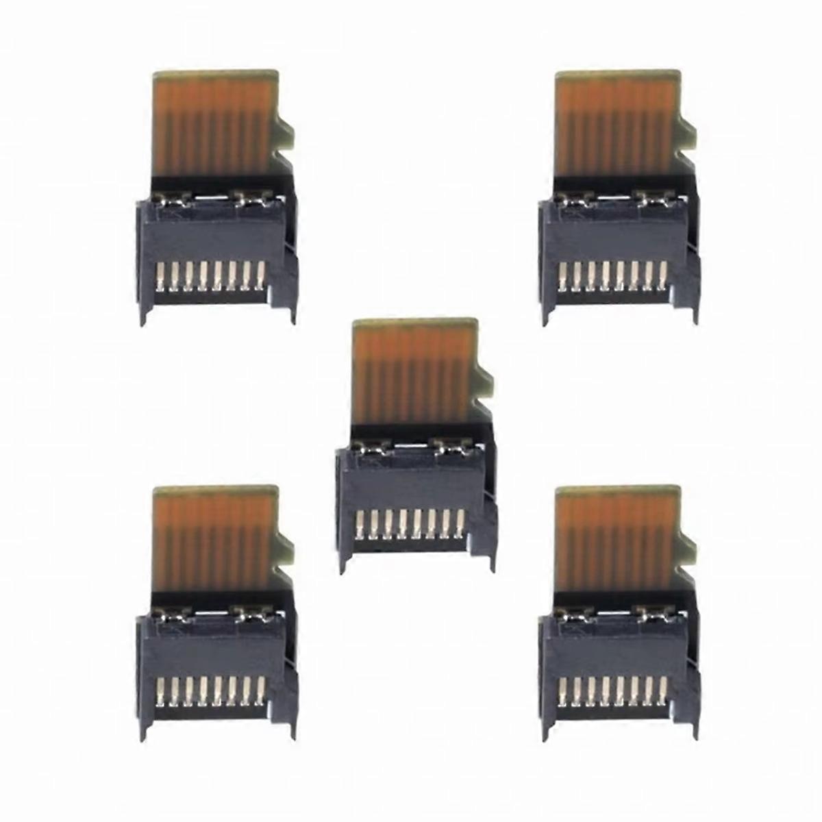 5pcs Micro-SD TF Reader Memory Card Kit Male to Female Extension Adapter Extender for Car GPS Phone