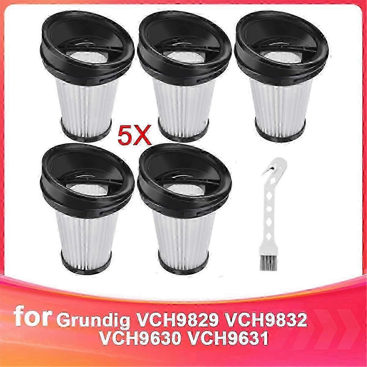 Replacement Filters for Grundig VCH9829 VCH9832 VCH9630 VCH9631 VCH9632 2 in 1 Cordless and Handheld Edition 0710