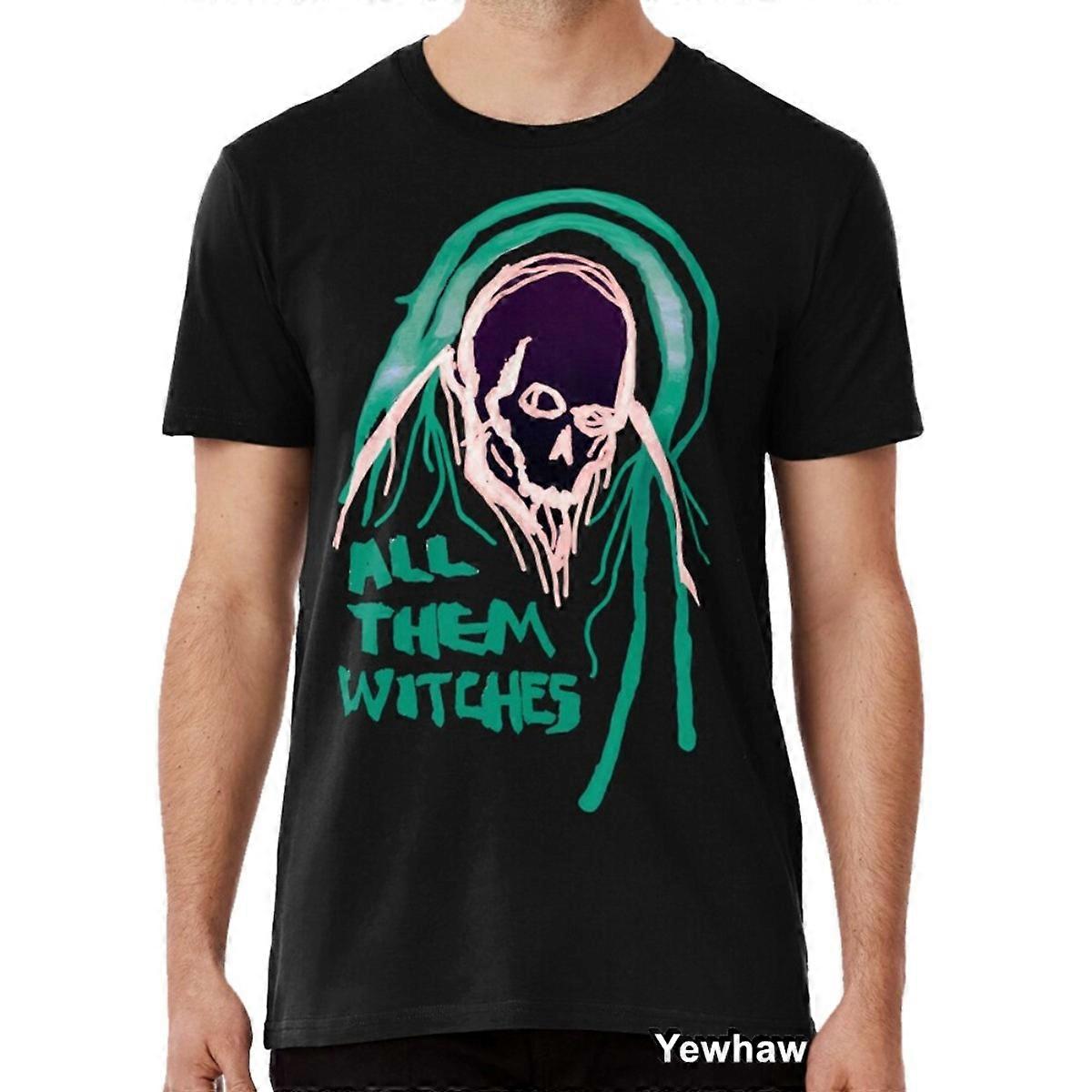 Todas as bruxas ATW camiseta caveira colorida