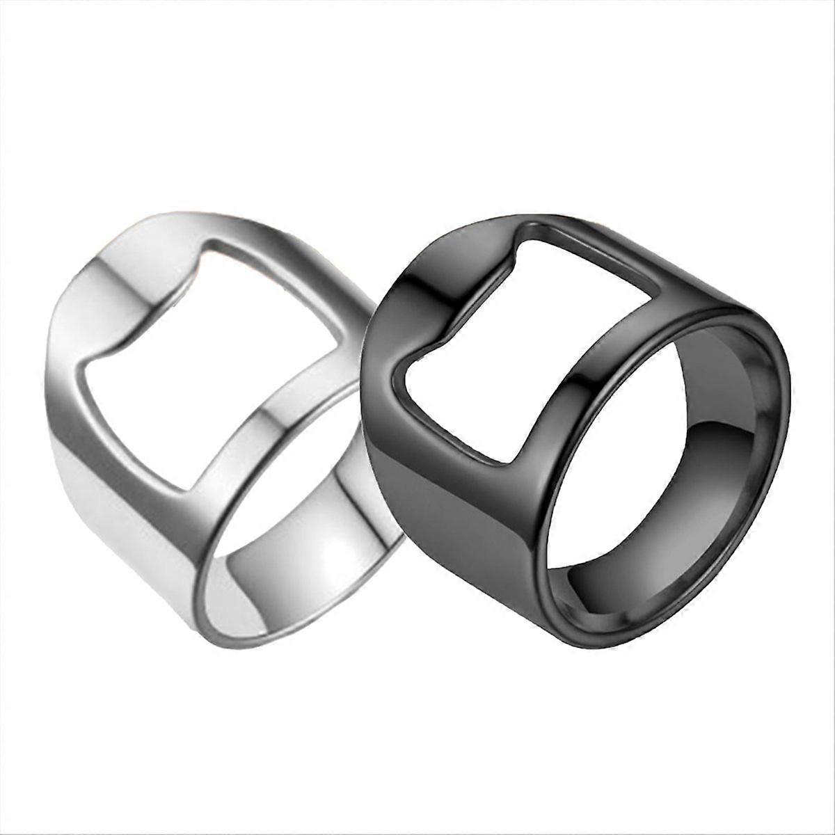 Bartender Ring Bottle Opener Stainless Steel Ring Bottle Opener,B