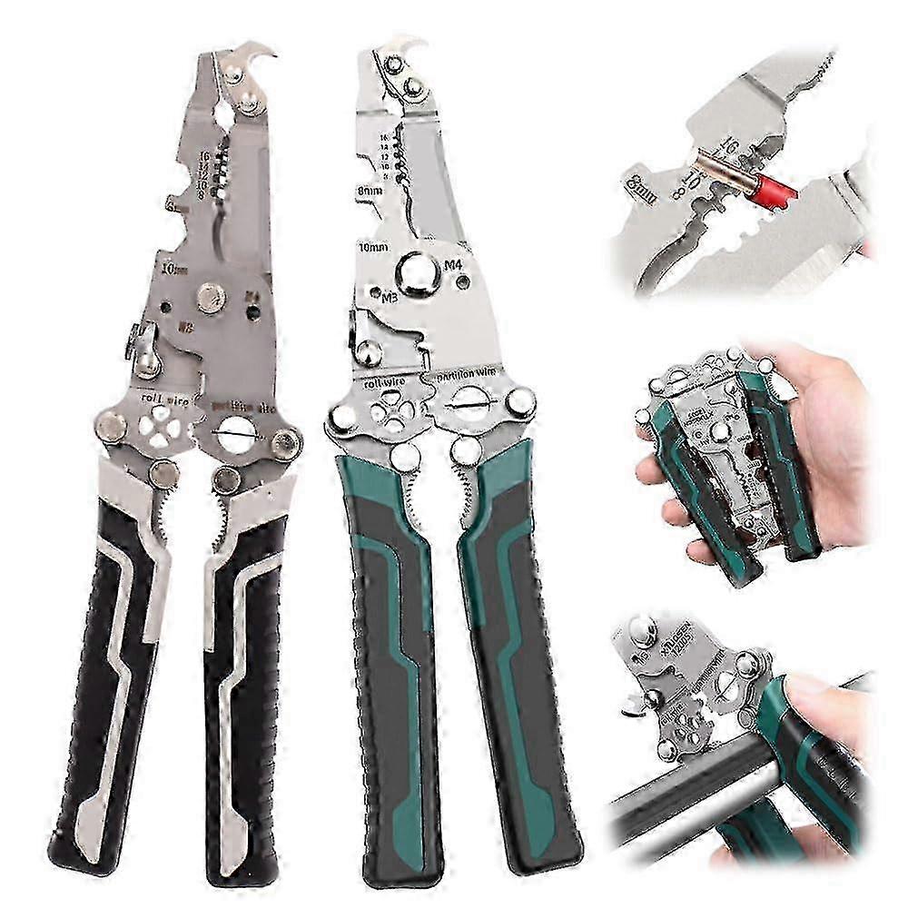1 Unit 18 - in - 1 Multi - function Foldable Wire Stripper for Cutting, Stripping & Repairing Wires