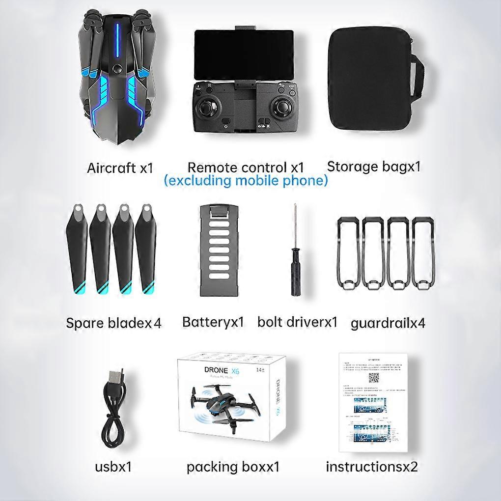 Drone quadricoptère radiocommandé à rotation à 360 degrés avec mode sans tête