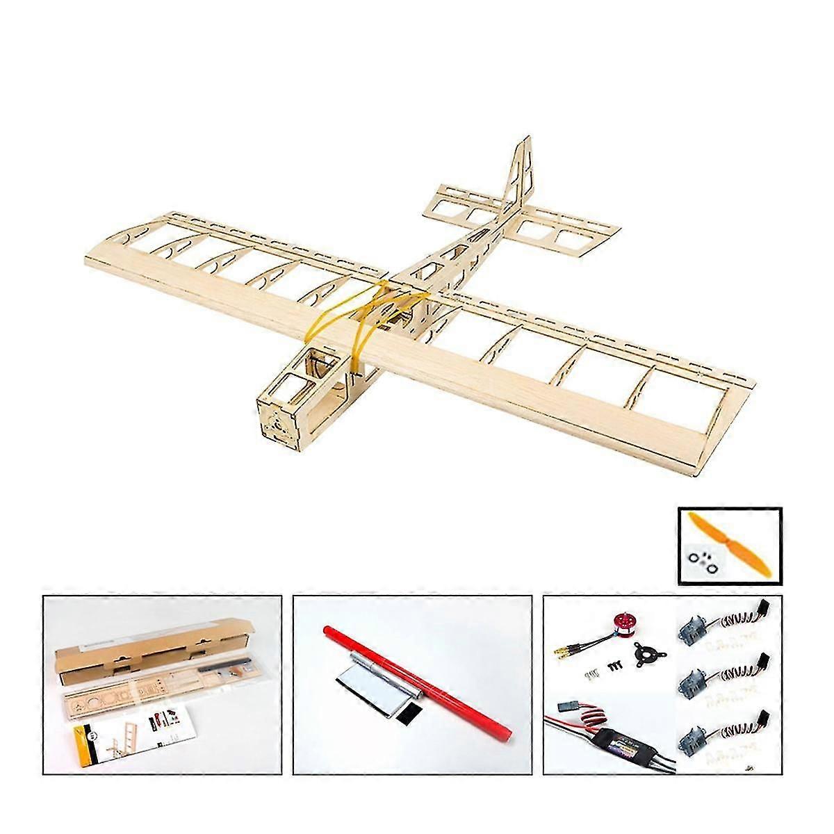 R03 Stick-06 Airplane 580mm Wingspan Balsa Wood Diy Electric Aircraft Rc Flying Toy Version Unassem
