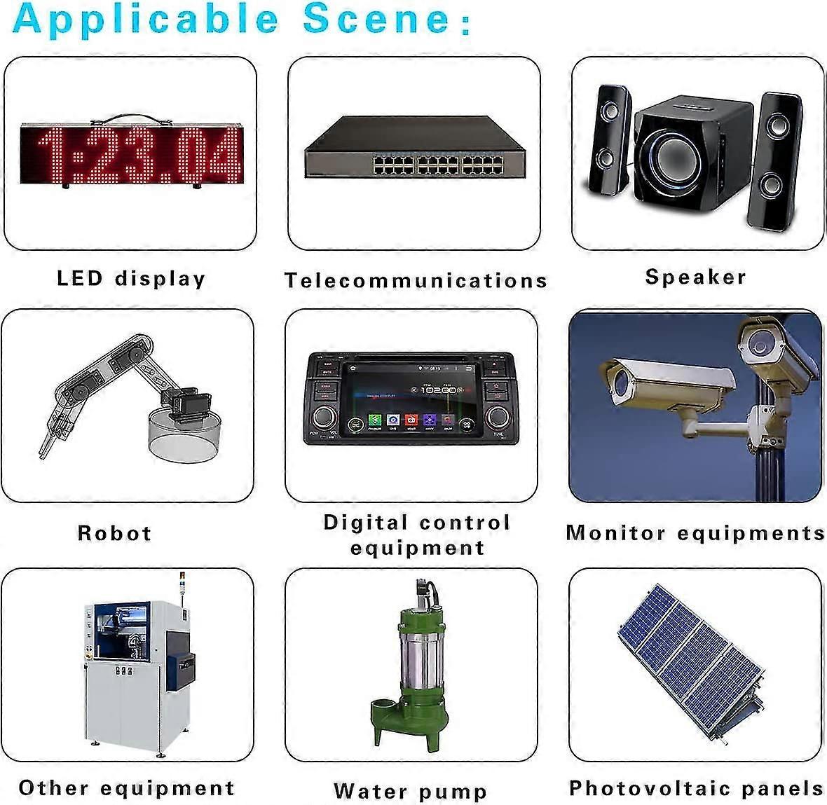 DC DC Spänningsomvandlare 48V Till 12V 20A 240W Steg-ned-regulator Buck Reducer Strömomvandlare Vattentät Modul