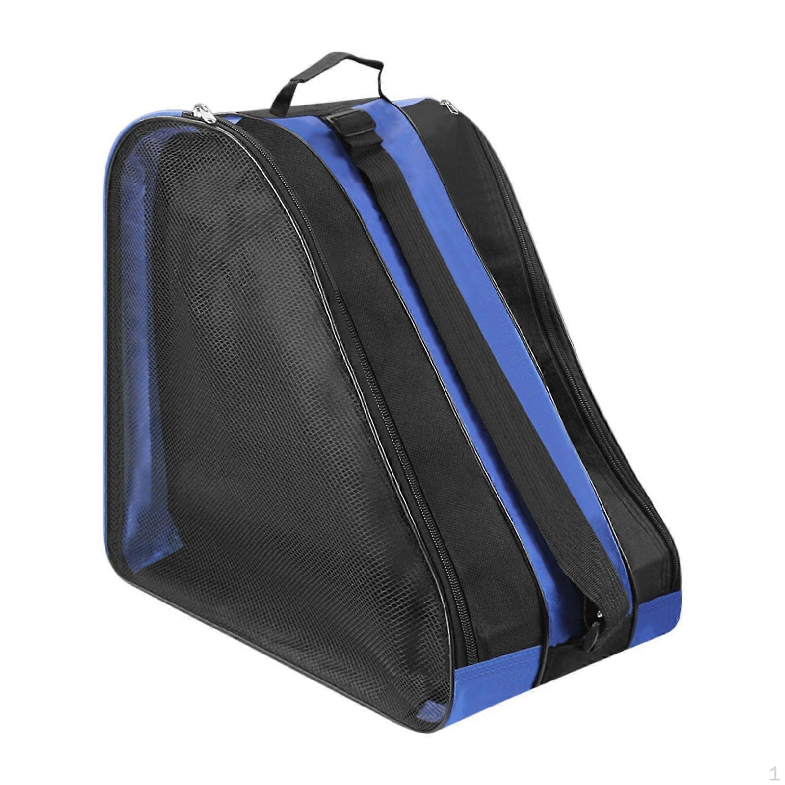 Ice Skate Storage Bag with Handle And Shoulder Strap for Skating Gear