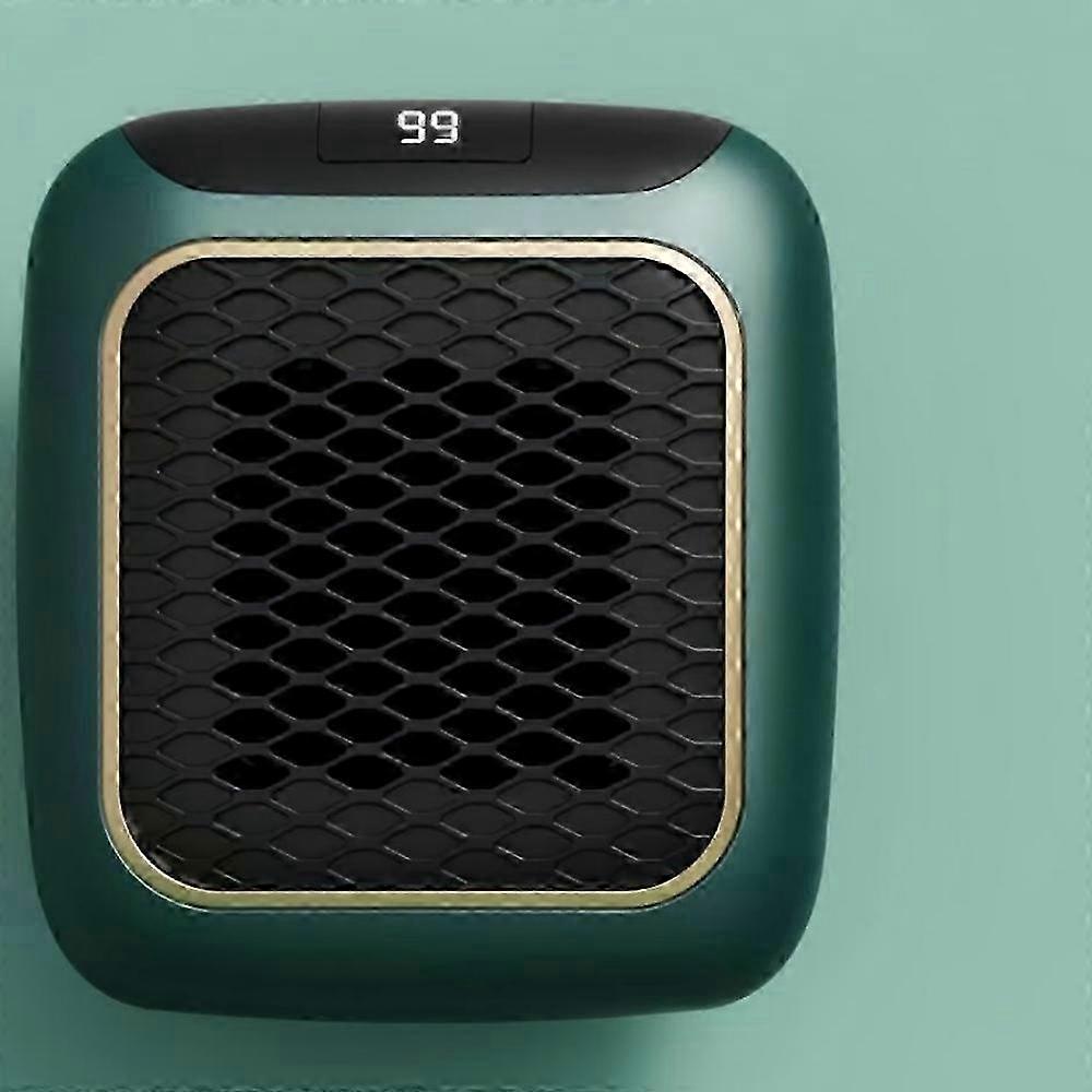 Portable Heater, 800W Ceramic Plug in Heater, Space Electric Fan Heater with Remote Control, 12H Timer, LED Display, 2 Heatings