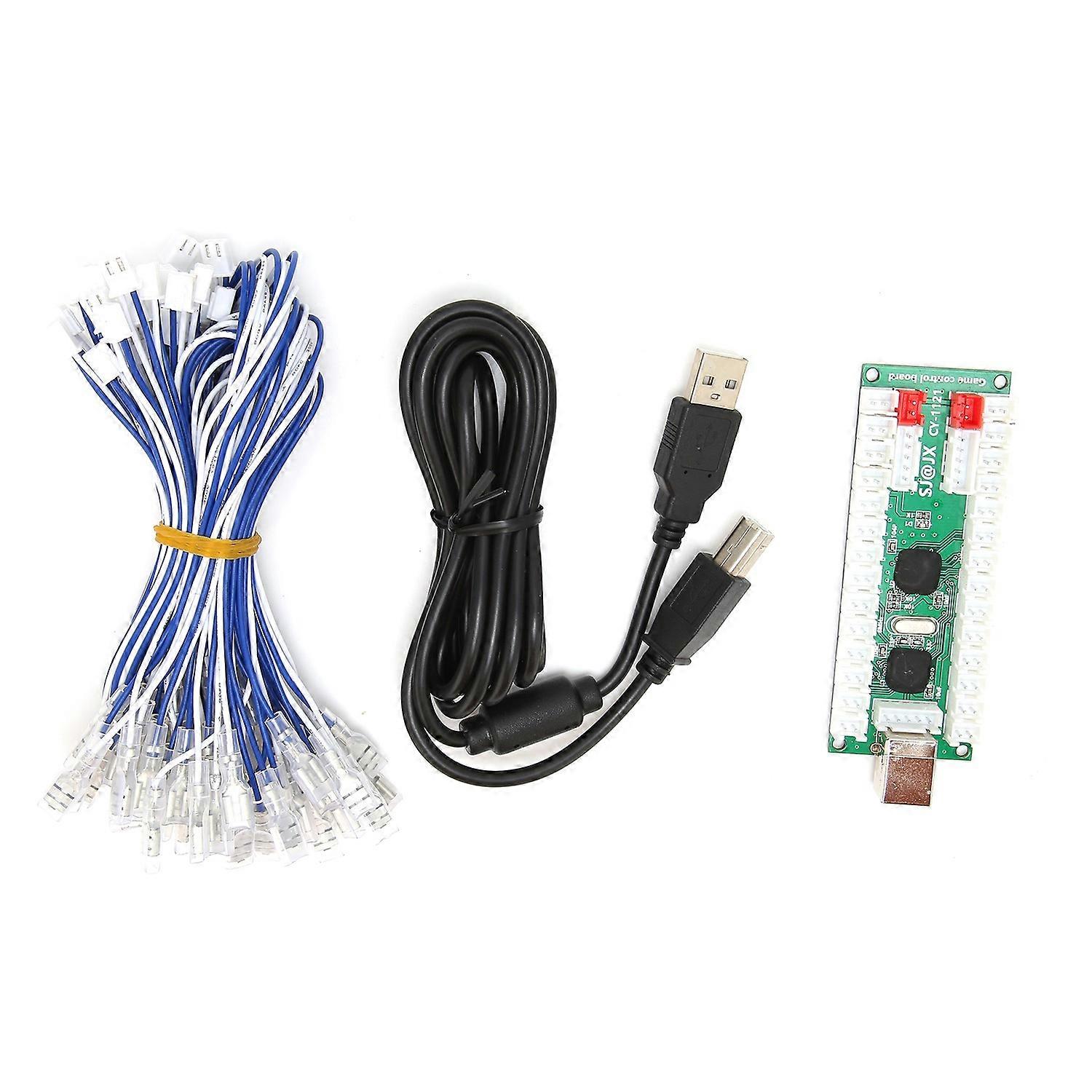 Arcade Controller Encoder Board Zoro Delay Encoder PCB Board Kit with USB Cable and Wires for Raspbe