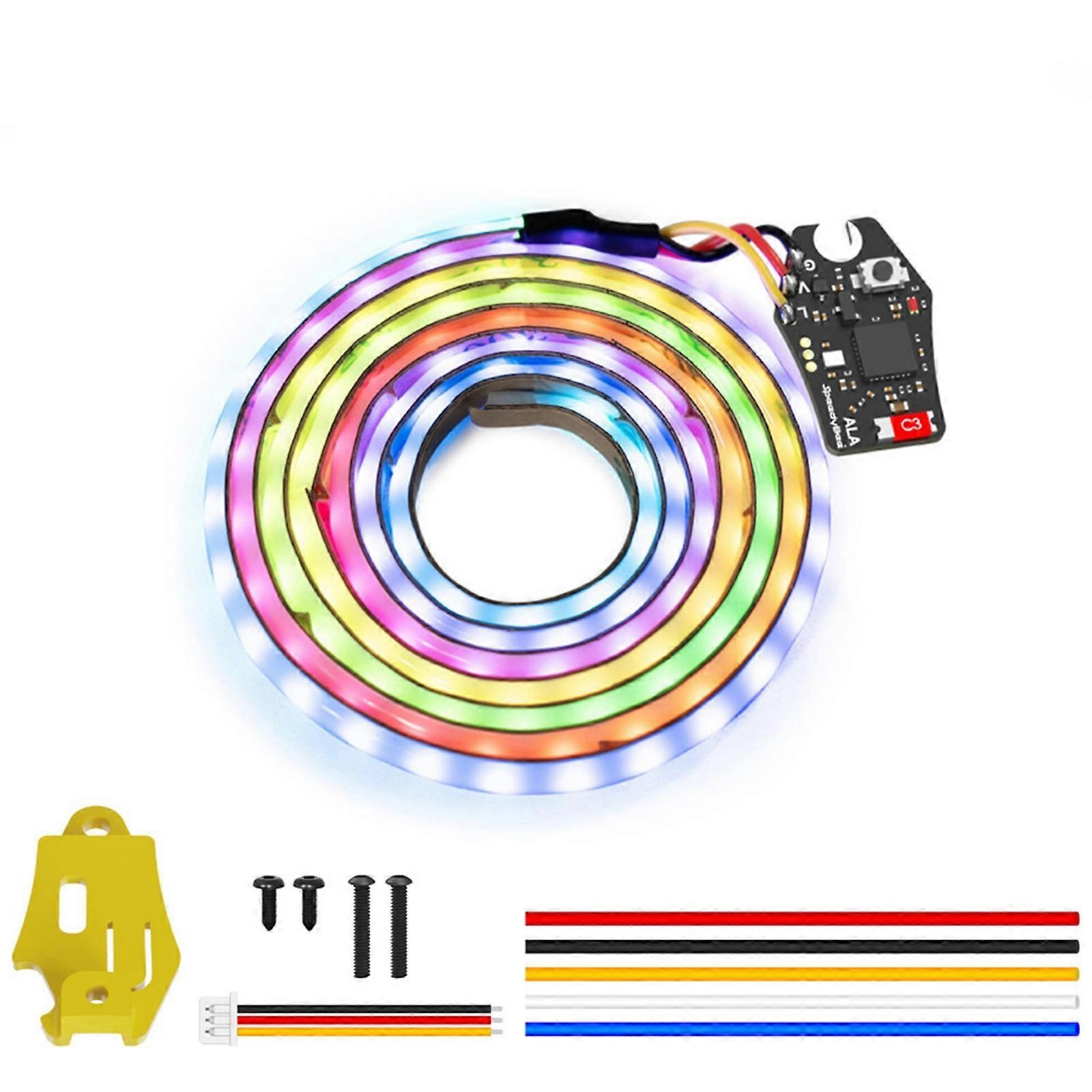 SpeedyBee Drones LED Strips With 7 Presets Mode And Wireless Connection Feature Impacts Resistant Multicolor