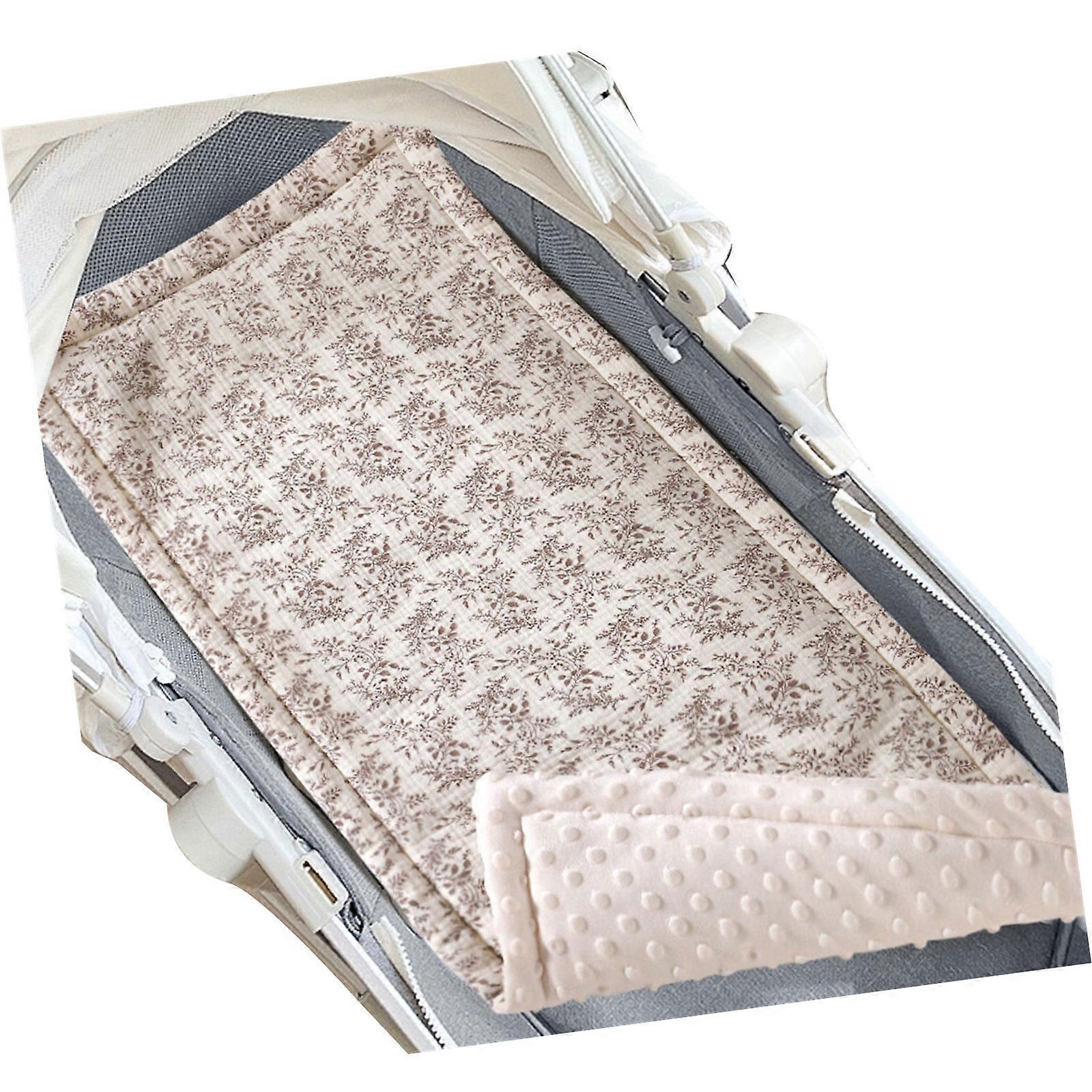 Baby Strollers Cushion Seats Liner Mattress Double Sided Soft Cushion Breathable Pram Carriage Pad with Printed Pattern Multicolor