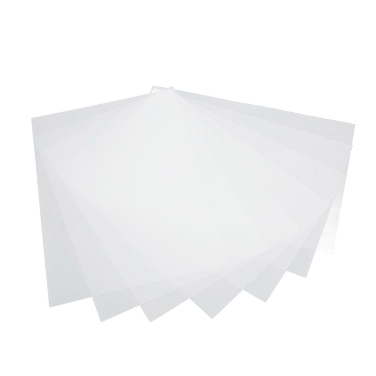 Binding Cover Durable 50 Sheet Clear PVC Exquisite Craftsmanship A4 Binding Film for Binding Machine