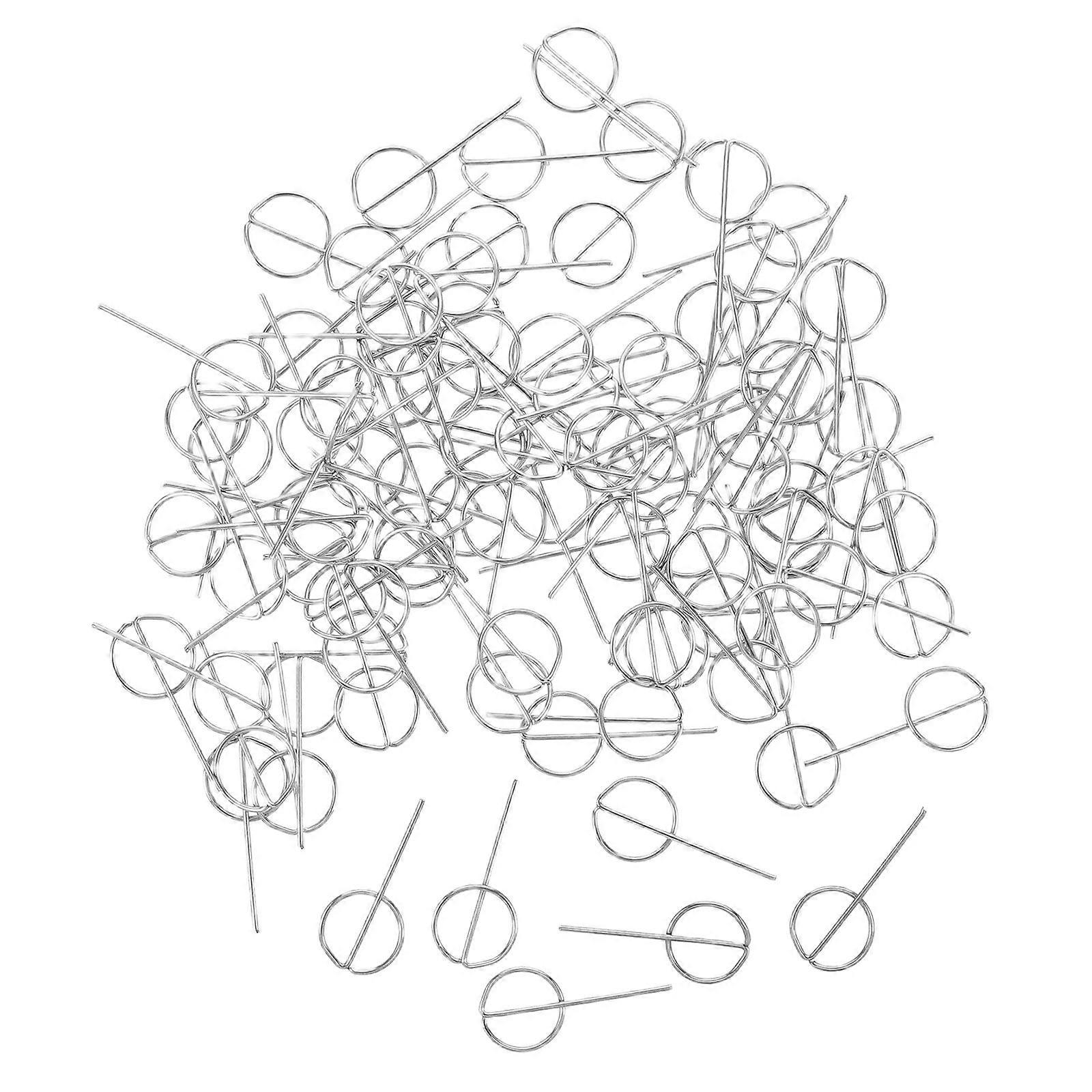 Silver Sim Card Removal Tool Stainless Steel for Ejecting Sim Card 100Pcs