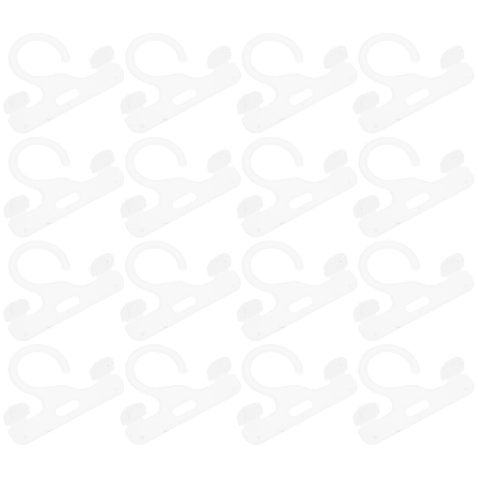 100Pcs Reusable Small Plastic Hooks for Moisture Absorber Hanging Closet