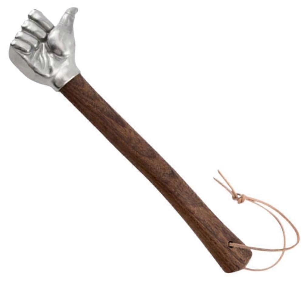 Martello ergonomico a forma di pugno - Acciaio inossidabile con manico in palissandro per esterni, casa e campeggio A