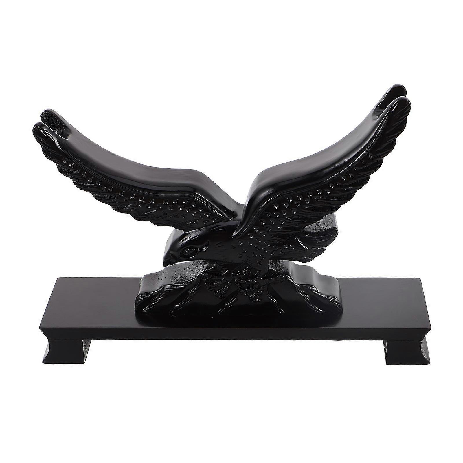 Sword Display Rack for Office Use Black Resin Eagle Holder 1Set