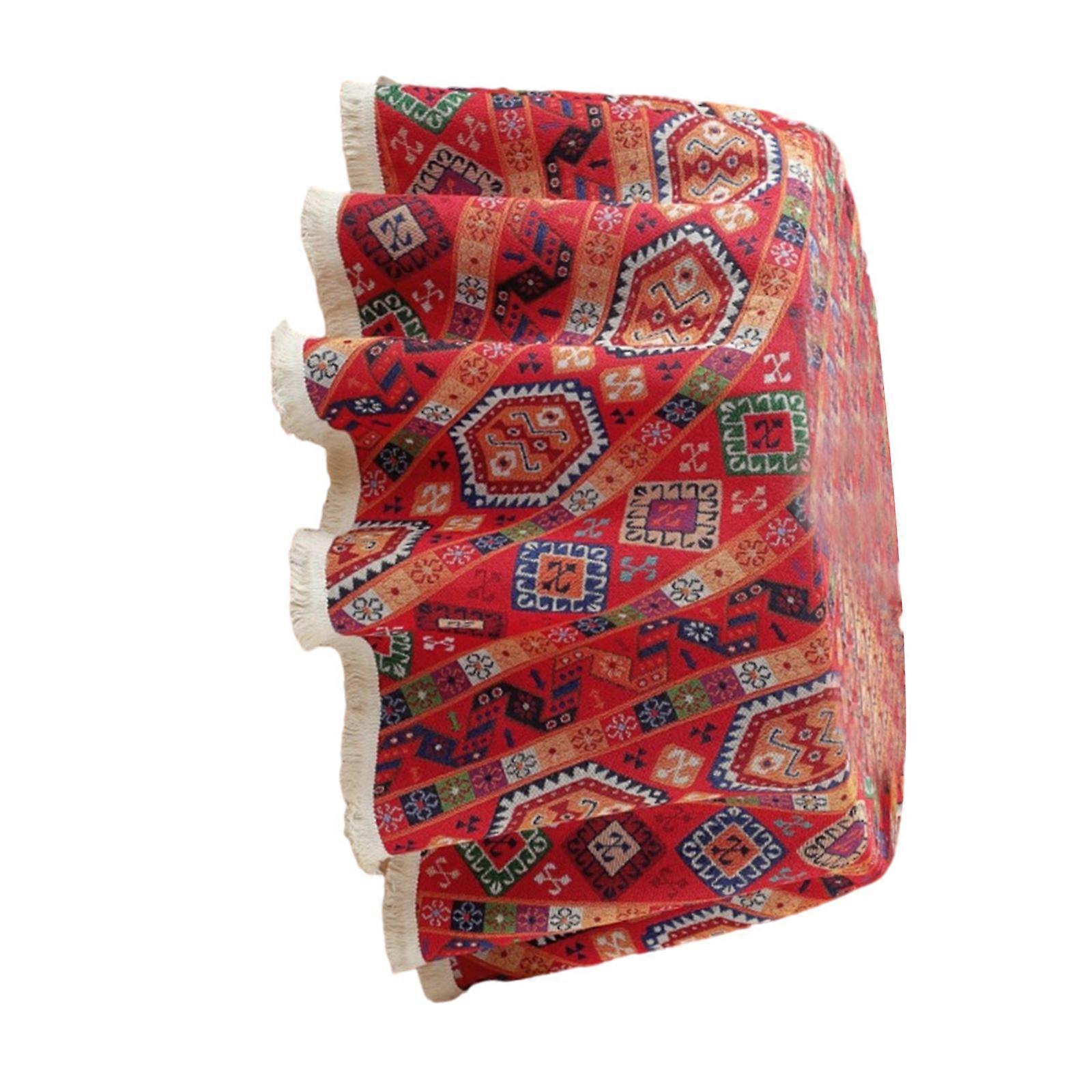 Practical Tablecloth Table Cloth Circulars Table Covers for Everyday Use Easy Maintenance Holiday Parties Table Cover  Burgundy