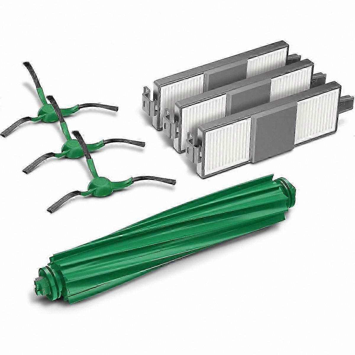 Replacement Parts for Robot Vacuum Cleaner: Main Brush, Side Brush, HEPA Filters Set