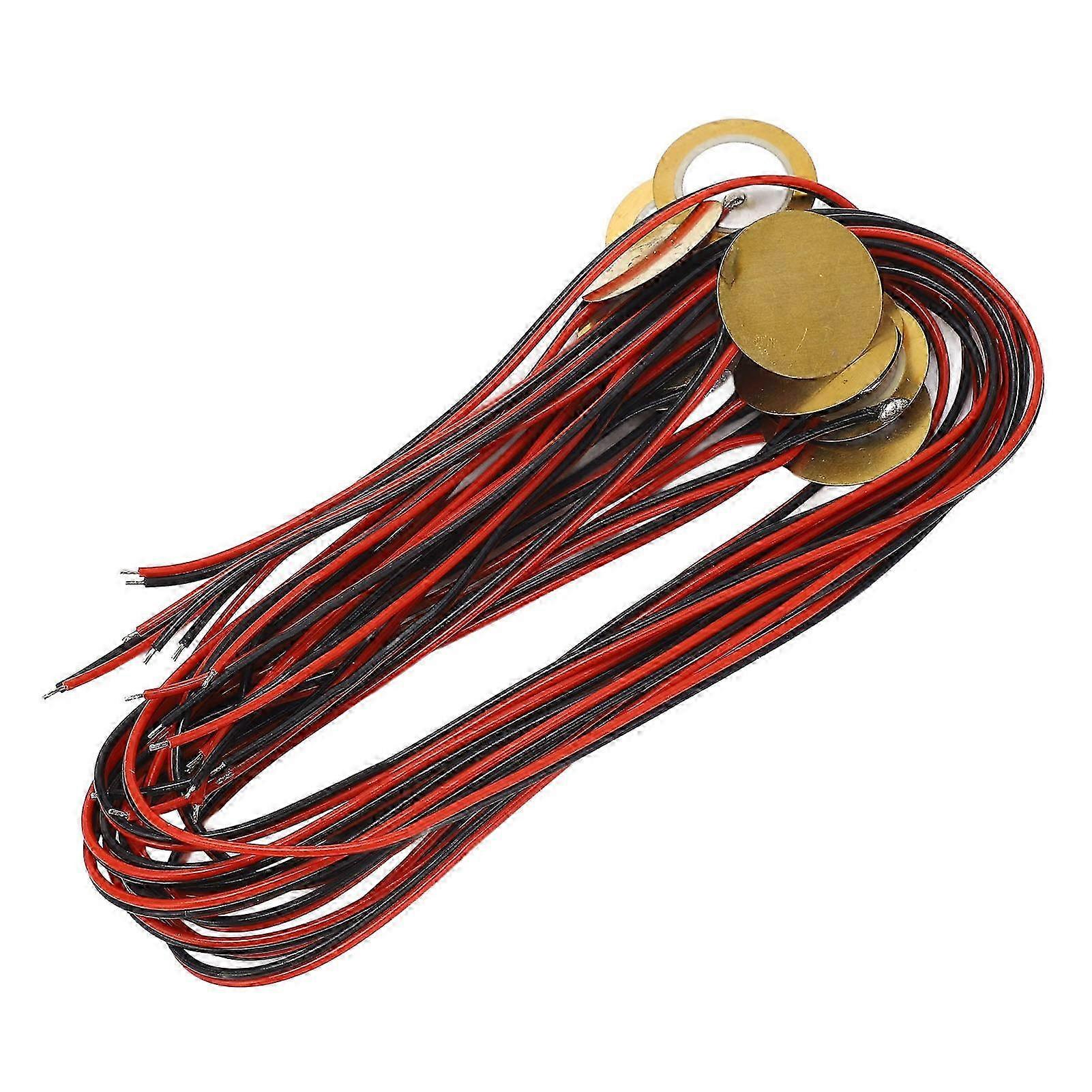 Piezoelectric pickup for drum trigger - 12PCS 27mm piezo discs