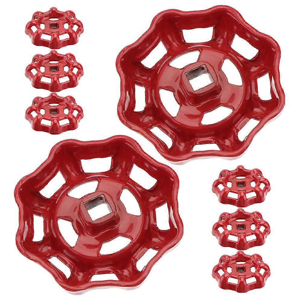 Valve Handle For Replacement Shower Faucet Handle Wheel Square Hole Shutoff Water Control 8Pcs