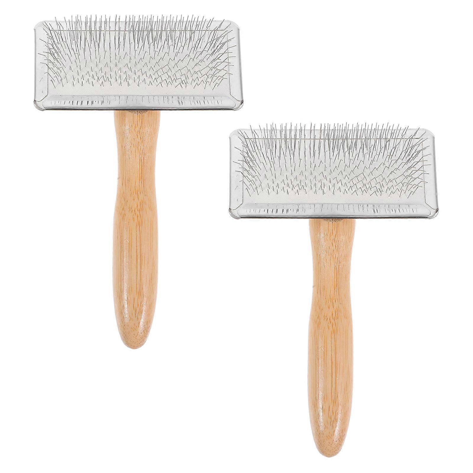 Craft Project Felting Brushes Needle Felting Slicker Brush for DIY 2Pcs