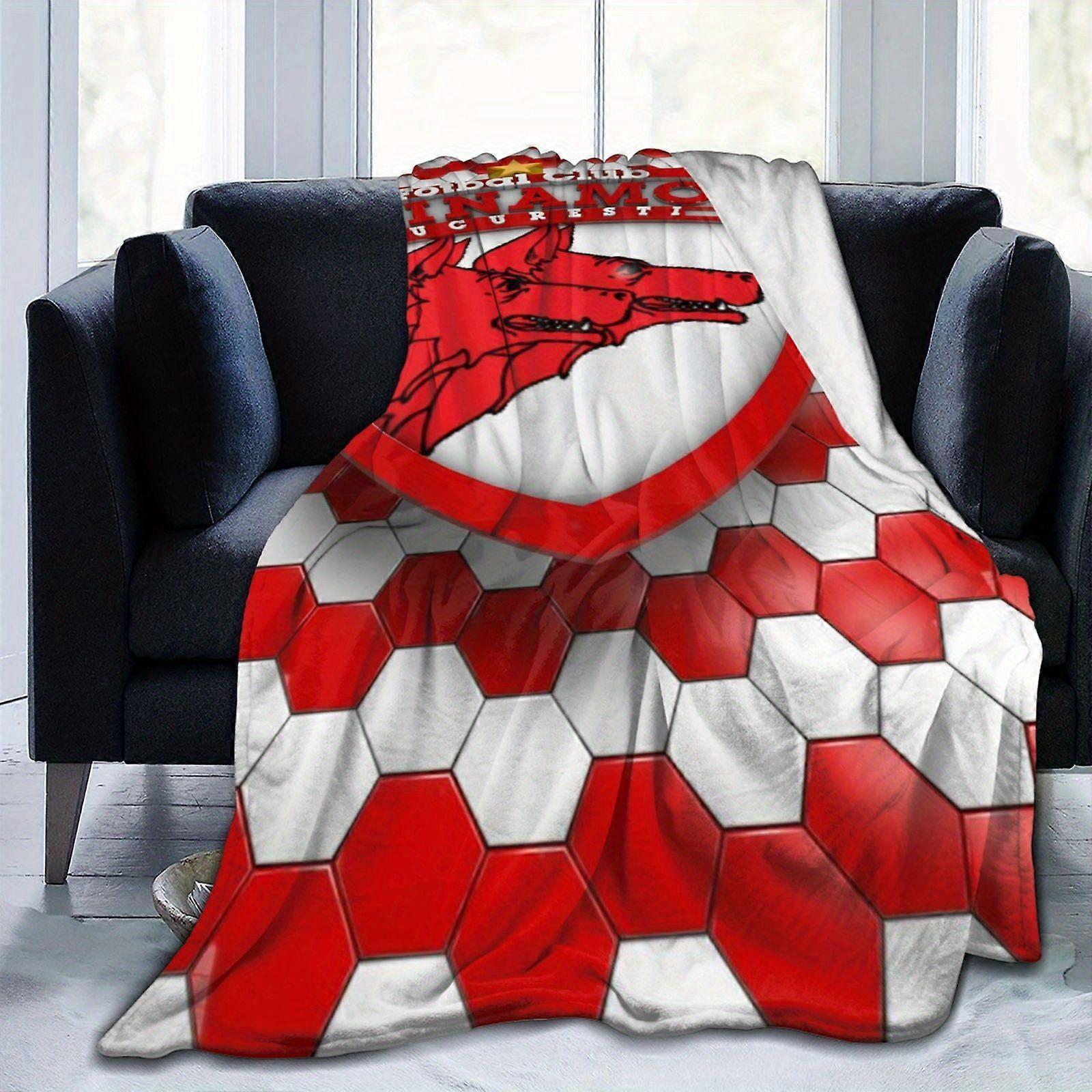 Digital Printed Flannel Blanket with Baltimore Emblem, Warm and Soft Throw for Naps, Sofa Bed, Office Use, Camping Trips-OPAZV250