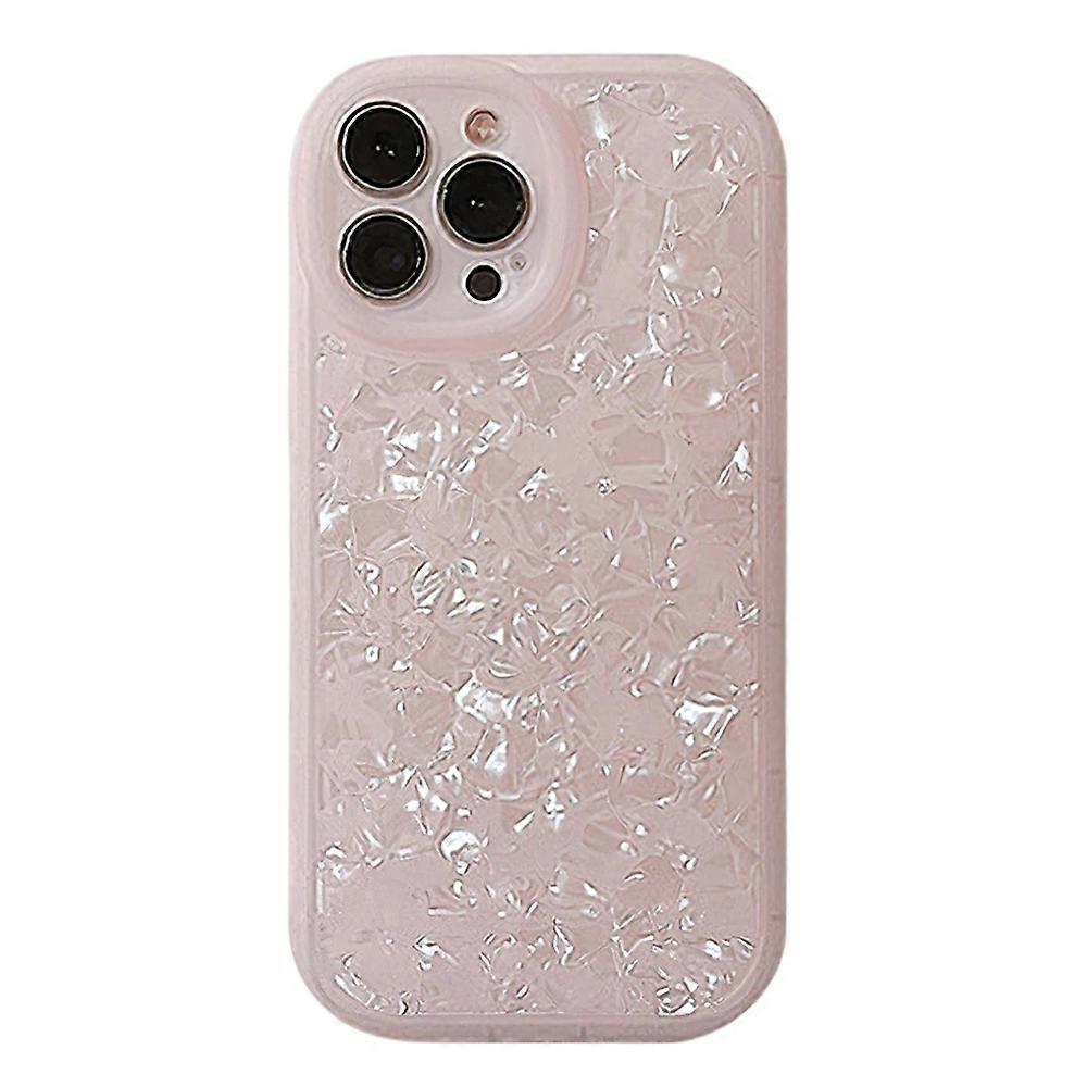 For iPhone 15 Pro TPU Case with Shell Pattern Shockproof Phone Back Cover