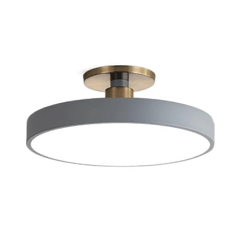Round Dimmable LED Ceiling Light with UltraThin Design and 3 Color Modes for Bedroom