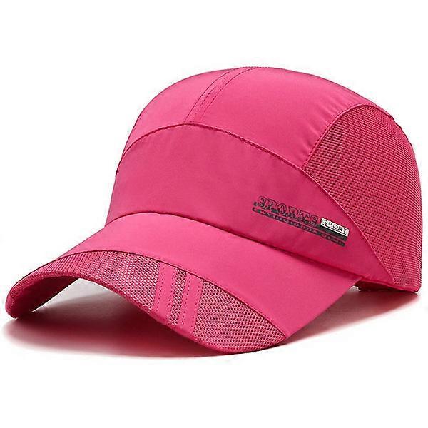 Quick Drying Cap Lightweight Running Caps Outdoor Breathable Mesh Adj E