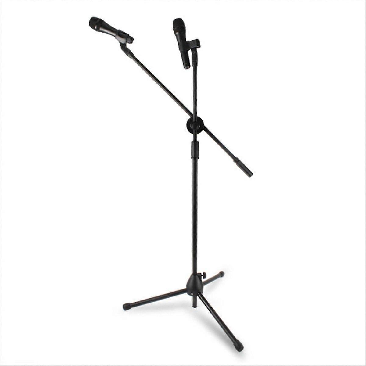 Adjustable Professional Microphone Stand with Boom Arm Sturdy Base for Studio and Live Performances