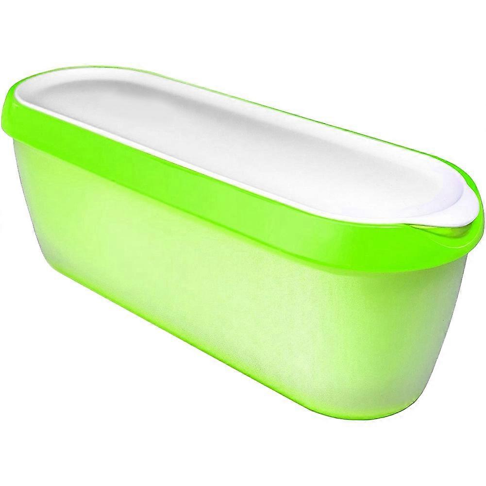Ice Cream Containers for Ice Cream Reusable Freezer Storage (Green)