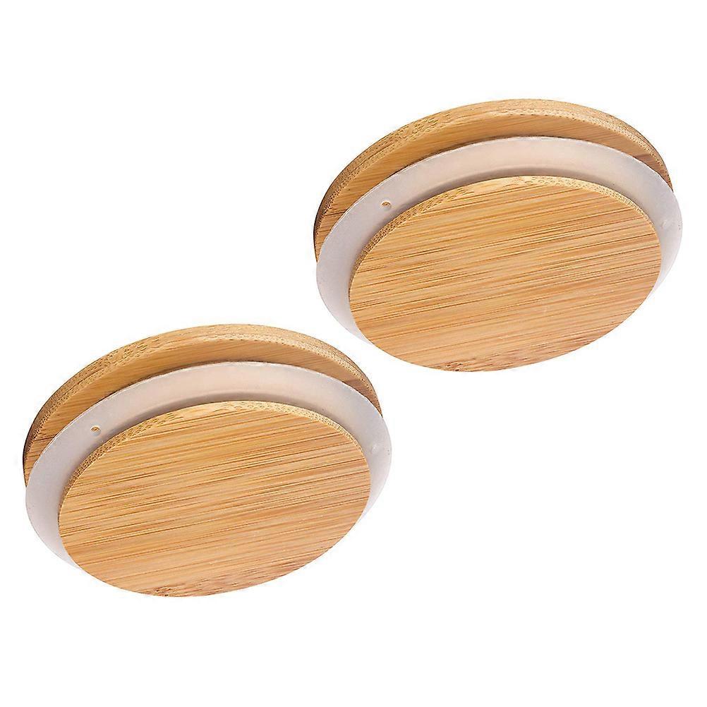 Bottle Lid Made of Silicone for Daily Use Multi Color Easy to Most Glass Jars 2 Pieces