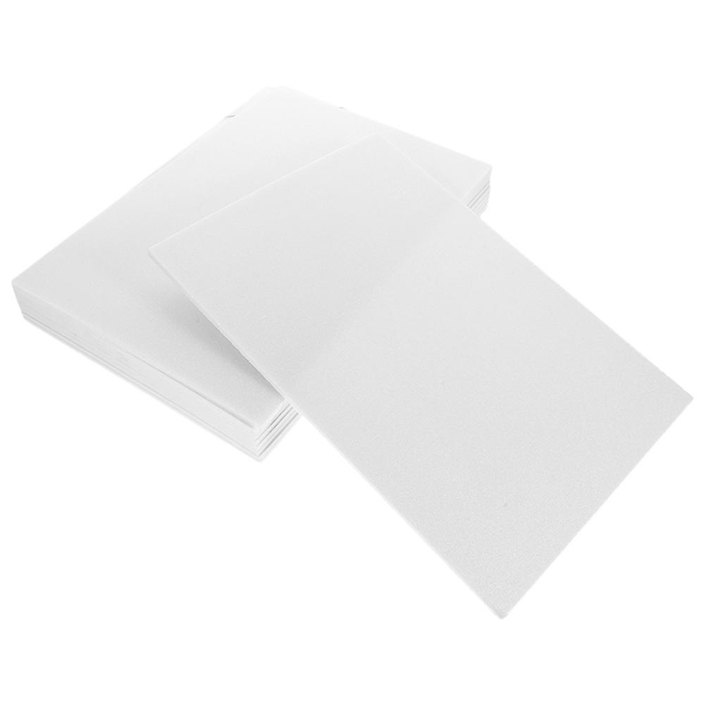 Children's Craft Foam Sheets for Printmaking Projects 10Pcs White Set