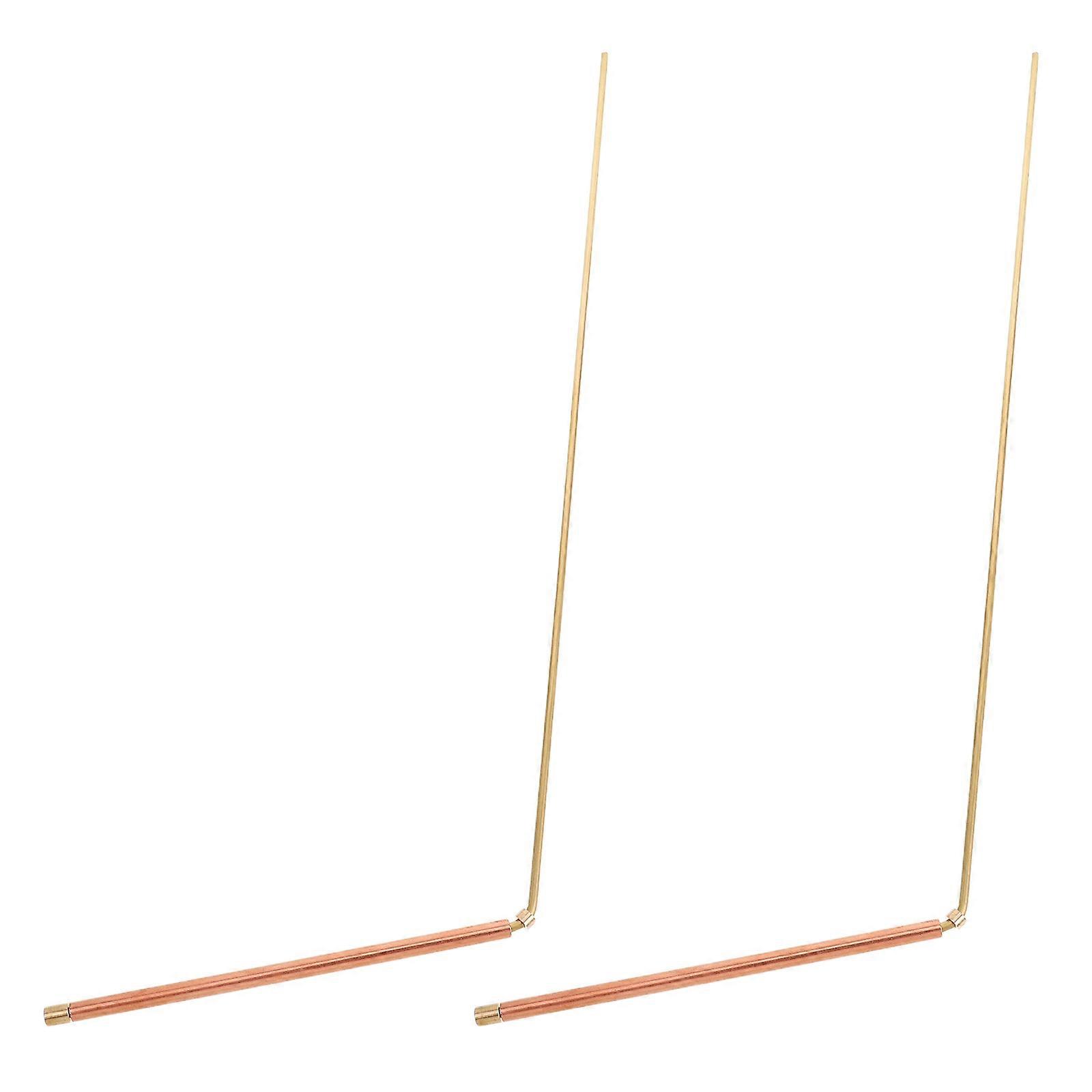 Copper Dowsing Rods for Investigation with Accurate Detection 2Pcs