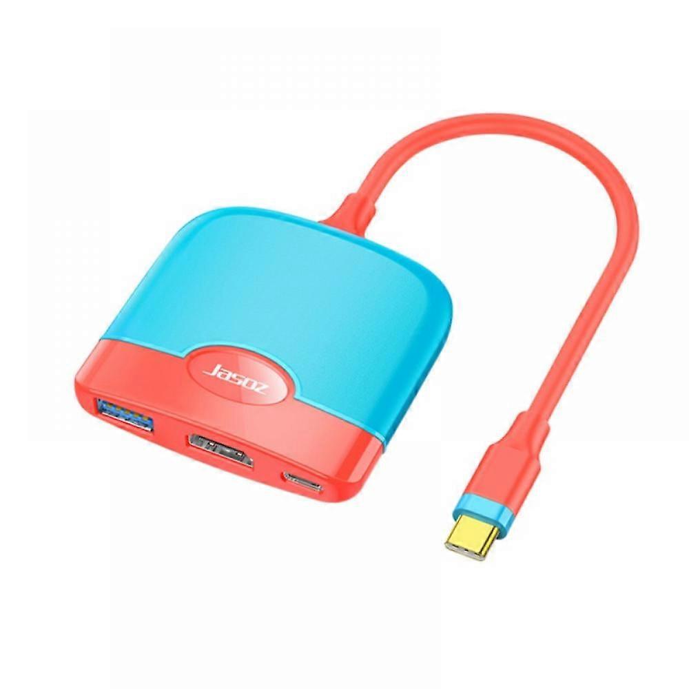 Switch Dock compatible with Nintendo Switch OLED, Portable Charging Dock with HDMI & USB 3.0, Type C to HDMI Adapter for TV/MacBook Pro Air