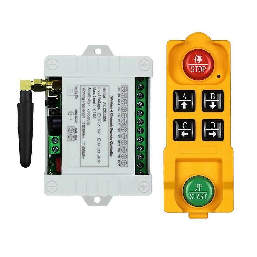 DC12V -36V 4CH Wireless Remote Control LED Light Switch