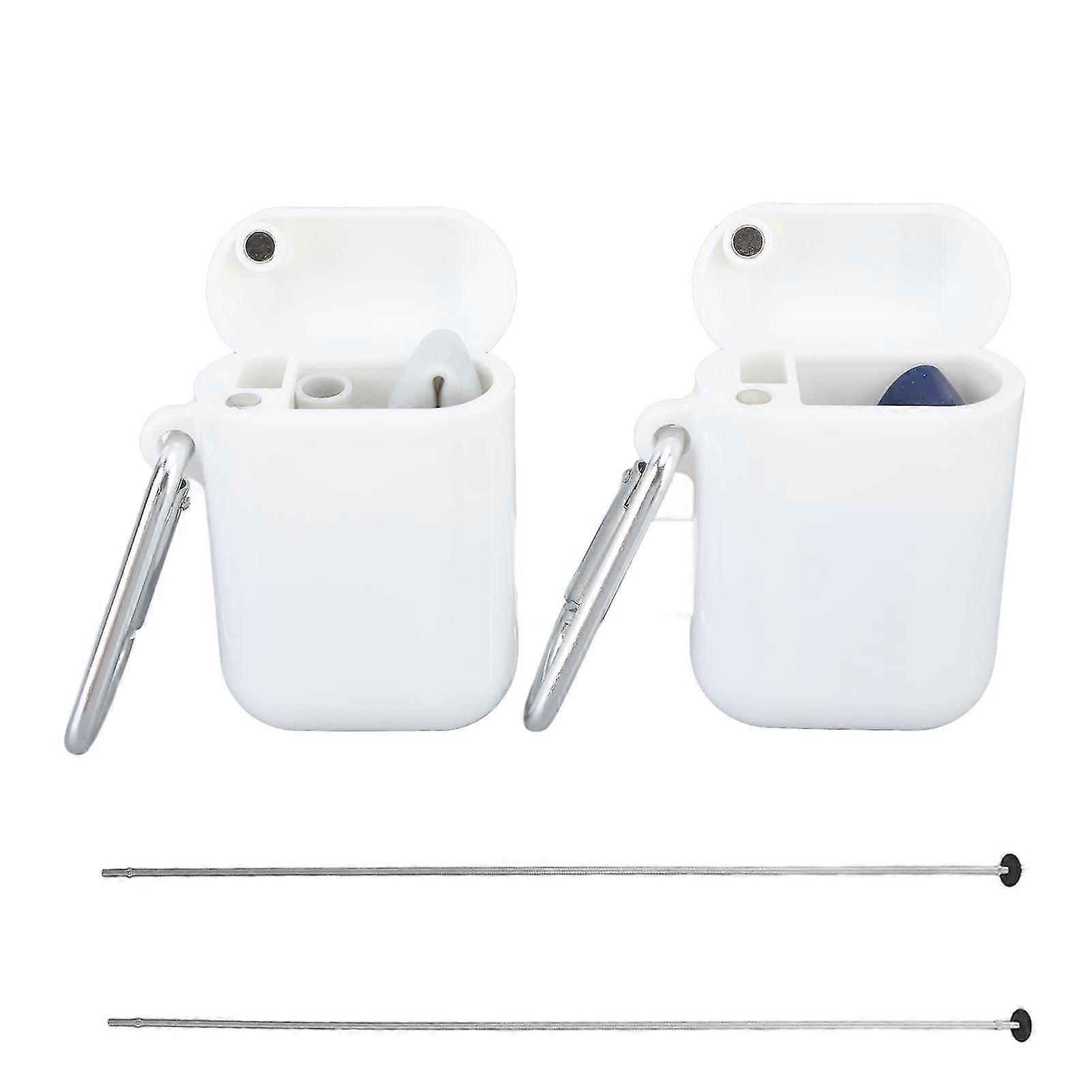 Silicone Straws, Foldable, Reusable, Storage Box