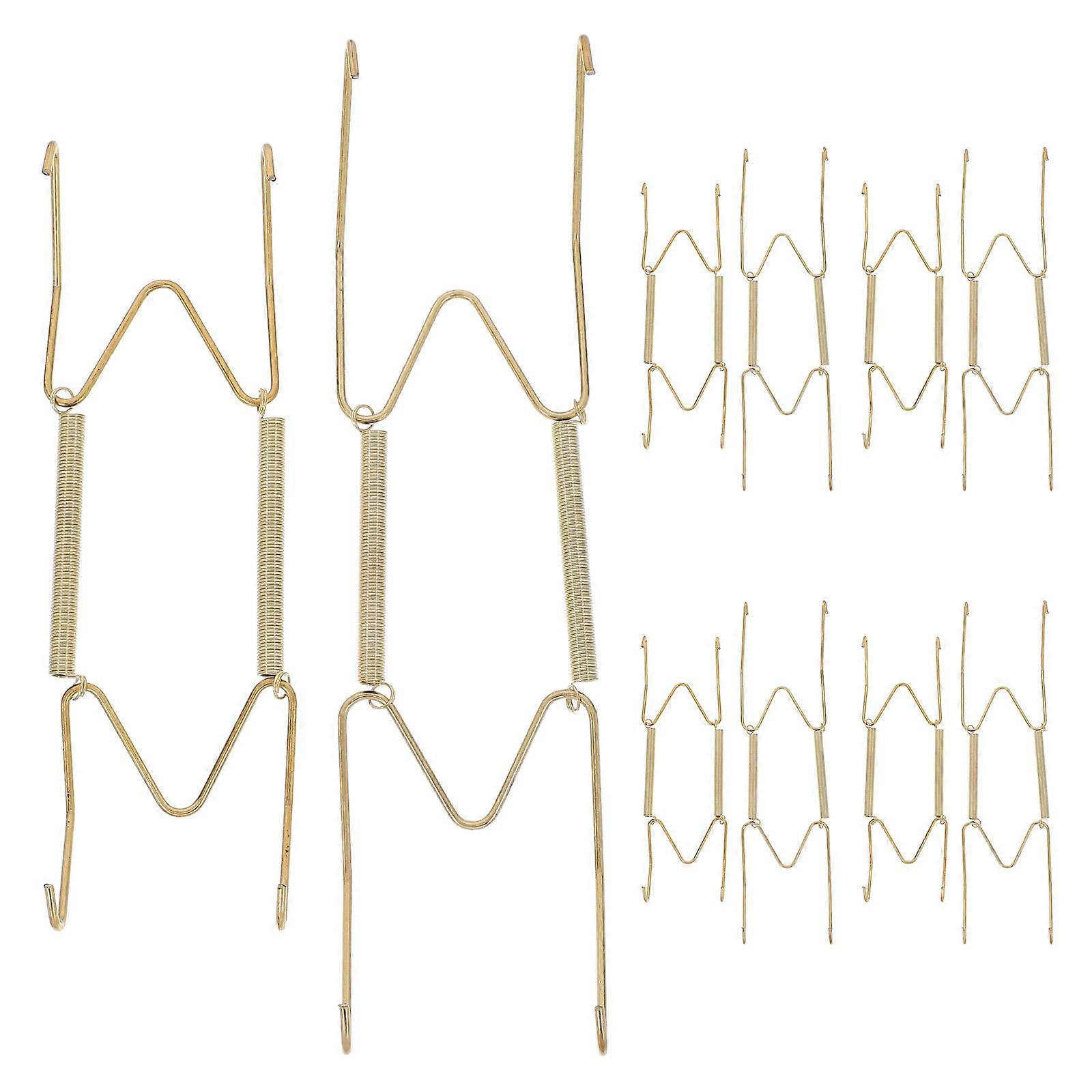 W-Shaped Invisible Spring Hooks For Home Decor 10Pcs