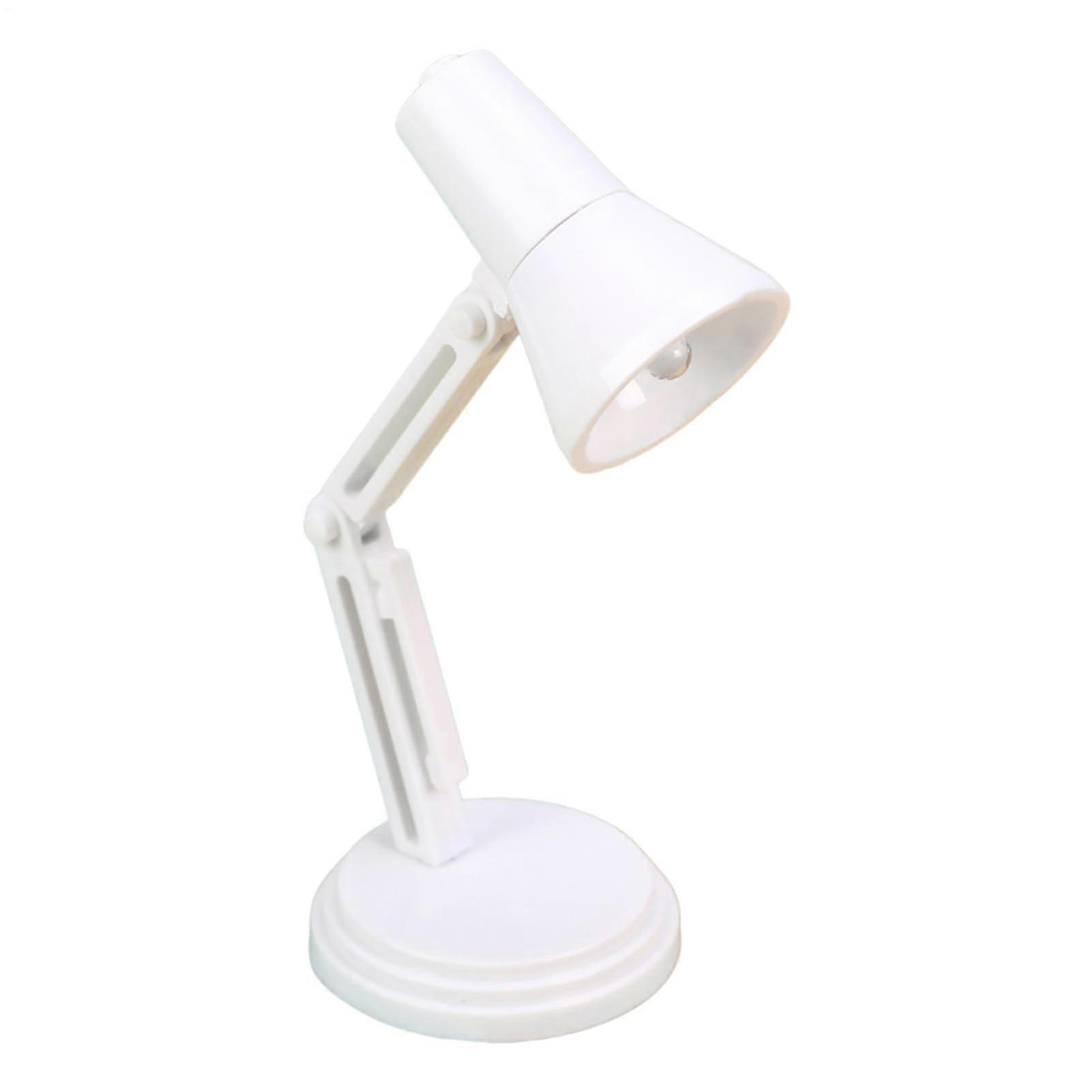 LED Desk Lamp with Touch Control, Foldable USB Rechargeable EyeFriendly Reading Light, Compact 11x4cm