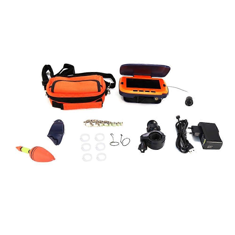 Underwater Video Camera for Ice Fishing 4.3 Inch LCD Display 8PCS LED Night Vision Turn Off Function EU Plug