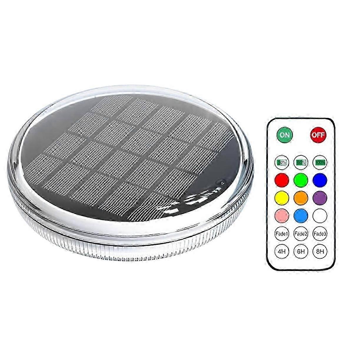 Solar Floating Pool Lights RGB Color Changing Pool Projector Light