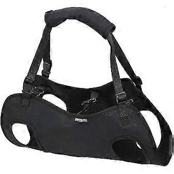 Adjustable Pet Lift Harness for Supporting Disabled and Senior Dogs with Weak Legs, Featuring Handles and Safety Buckle for Easy Mobility