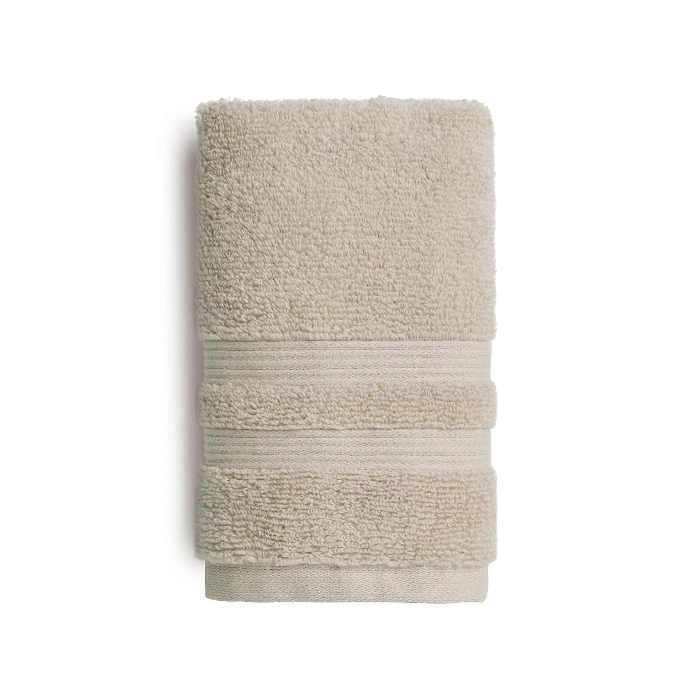 Mainstays Performance Solid Hand Towel, 16" x 26", Papyrus Beige