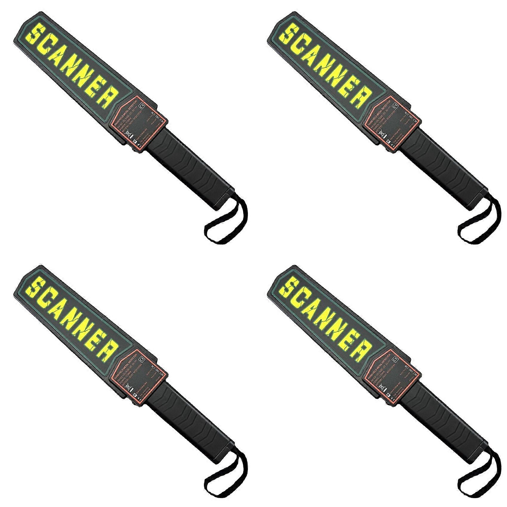 4X Single Switch Portable Scanner Charging Style Metal Detector Electronic Metallic Sound and Light Vibration
